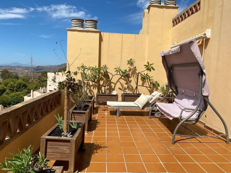 Вилла Espectacular Atico Duplex Con 2 Terrazas & Piscina Малага Экстерьер фото